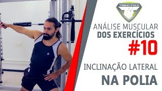 Inclinação Lateral na Polia  Análise Muscular dos Exercícios 10 [upl. by Almeta]