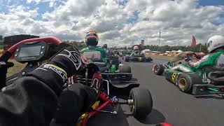 Onboard PreFinal Rotax Max Senior  Berghem Round 3  Kart4Fun Championship 2023 [upl. by Alleuqcaj]