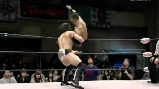 Wrestling Moves»Ricochet»Springboard Arm drag [upl. by Auqinihs]