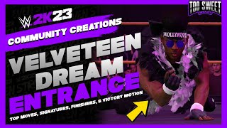 DREAM OVER WWE 2K23 Entrance Top Moves Signatures Finishers amp Victory Motion [upl. by Ellenrahs453]