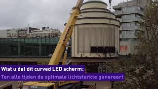 Timelaps bouw LED Wall AFAS Circustheater Scheveningen [upl. by Cirtap91]