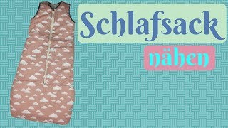 Schlafsack  Strampelsack fürs Baby nähen  Nähanleitung für Anfänger [upl. by Crenshaw]