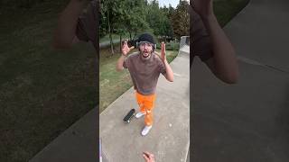 COCKIEST Skater EVER😡 skate skatepark scooter funny comedy skateboarding fun [upl. by Nirrac]