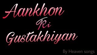 Aankhon Ki Gustakhiyan Full Lyricsong Kavita Krishnamurthy Kumar Sanu  Hum Dil De Chuke Sanam [upl. by Trudi216]