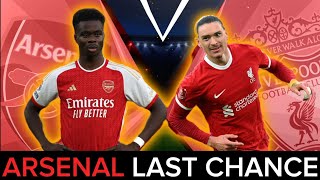 Arsenal Out of The Title Race If They LOSE vs Liverpool [upl. by Erreit]