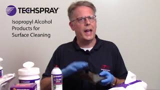 Techspray Isopropyl Alcohol Aerosol Spray for Surface Cleaning [upl. by Enitsud770]