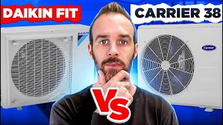 Daikin Fit Enhanced 🆚 Carrier Heat Pump 38MURA  2024 Heat Pump Reviews [upl. by Honoria792]