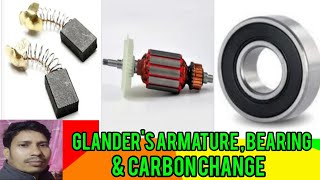 Glanders armature bearing carbon changeviralvideo [upl. by Burton]