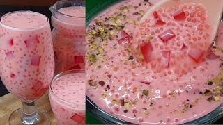 Sabudana Drink  Ramzan Special Drink  Summer Drink Recipe  Refreshing drink recipe [upl. by Evars]