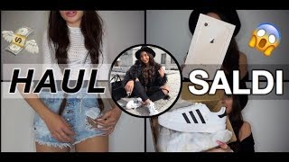 HAUL SALDI  TRY ON HAUL 🖤 [upl. by Fuld]