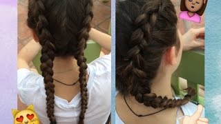 Tutorial trecce olandesifrancesi 💆 [upl. by Aztilay]