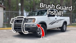 Installing A Brush Guard On The Frontier [upl. by Ecire]