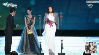 Engsub Jun Ji Hyun SBS Drama Awards 2014  PD Award [upl. by Eldora270]