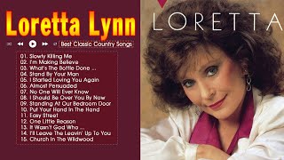 Loretta Lynn  Slowly Killing Me  Loretta Lynn Song Collection  Country Classics Songs [upl. by Atinrahs507]