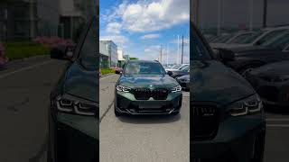 2024 BMW X3M Competition Malachite Green Metallic shorts dreamcars goals motivation bmw viral [upl. by Alet]