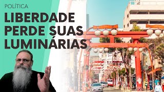 RUA na LIBERDADE perde LUMINÁRIAS JAPONESAS por pedido de ENTIDADES ligadas ao MOVIMENTO NEGRO [upl. by Frankie199]