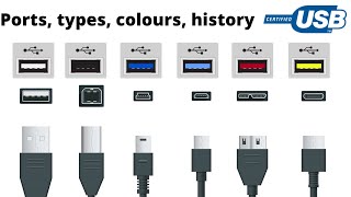 USB ports cables and colours explained [upl. by Michael365]