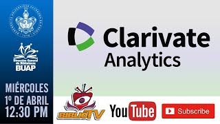 BiblioTV EnVivo  Clarivate Web of Science [upl. by Otaner571]