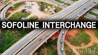 Sofoline Interchange Kumasi  Landmarks 4K  Aerial Ghana [upl. by Uund877]