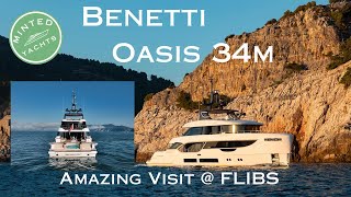 Benetti Oasis 34M Yacht Ultimate Luxury  Full Review amp Features  Best Yacht in the World [upl. by Aoht]