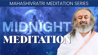 Maha Shivratri Midnight Meditation With Gurudev  Shivratri 2024 [upl. by Aneek]