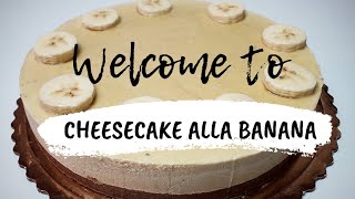 Cheesecake fredda alla banana [upl. by Aihn]