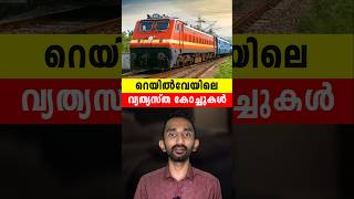 ഇന്ത്യൻ റെയിൽവേയിലെ വ്യത്യസ്ത കോച്ചുകൾ  Different Coaches In Indian Railway shorts [upl. by Aramois]