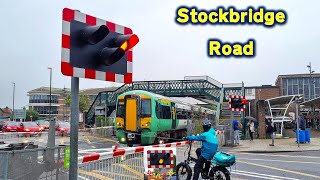 Chichester Stockbridge Road Level Crossing West Sussex [upl. by Lorenzana]