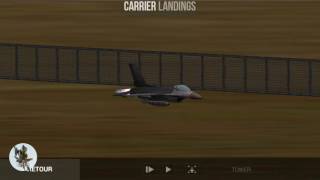 F16 Solo display RORTOS Carrier landing 2 pro [upl. by Anire]