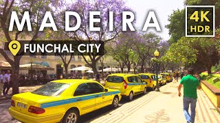 🇵🇹 Europes Most Beautiful City  FUNCHAL Madeira Portugal  CR7 Birthplace  City Walking Tour 4K [upl. by Nicola837]