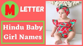 M letter baby names Hindu girls names baby girl names cute girl names start with mo [upl. by Anawad]