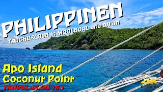 Tauchen PHILIPPINEN  Apo Island  Coconut Point quotDer Anti Drift Divequot 4K Dauin [upl. by Punke]