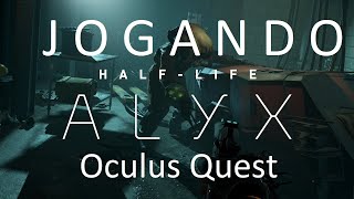 Half Life Alyx is playable in Oculus Quest Rx580  ryzen 5 2600  8 afterburner [upl. by Modie]