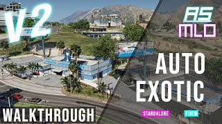 WALKTHROUGH GTA V Interior Auto Exotic  AS MLO [upl. by Marin]