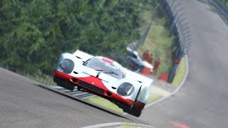 Lap around Nordschleife Porsche 917 K in Assetto Corsa [upl. by Ellebasi]