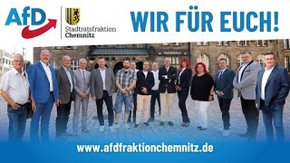 AfD im Stadtrat Chemnitz 111124 Fraktionserklärung zum Thema Haushalt Redner Steffen Wegert [upl. by Esilana]