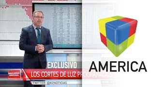 Anuncian cortes programados de luz para los próximos dos días [upl. by Ahseiat]