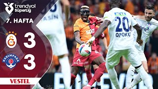 Vestel  Galatasaray 33 Kasımpaşa  HighlightsÖzet  Trendyol Süper Lig  202425 [upl. by Notelrahc]