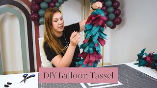 How to Make a Balloon Tassel [upl. by Htidirem]