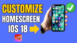 How To Customize Iphone Home Screen ios 18 [upl. by Emmit]