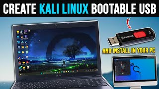 Create Kali Linux Bootable Pen Drive in Windows PCLaptop 2024 Latest Method for Easy Installation [upl. by Einner367]