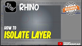 Rhino How To Isolate Layer [upl. by Nigrom184]