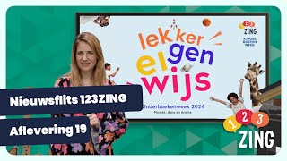 Nieuwsflits 19  KINDERBOEKENWEEK WEBINAR WEEK NIEUW LESBLOK DANS EN DRAMA [upl. by Siuqramed]