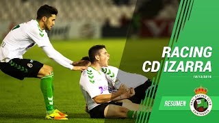 Resumen Racing CD Izarra 18 diciembre 2016 [upl. by Nabetse]