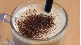 Cold Coffee Latte recipe  how to make Cold Coffee at home easy  Iced coffee latte 😋 [upl. by Akitnahs566]