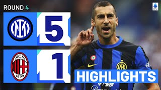 InterMilan 51  Inter claim city bragging rights Goals amp Highlights  Serie A 202324 [upl. by Wylma]