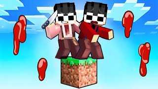 CRAZY TWIN BROTHER on One Block in Minecraft [upl. by Lyrret]