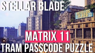 Stellar Blade  Tram passcode puzzle in Matrix 11 [upl. by Kaufman]