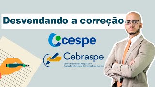 Como a Banca CespeCebraspe corrige a prova discursiva [upl. by Neuberger]