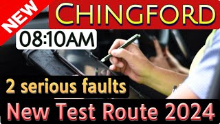 Chingford New Test Route 0810 am [upl. by Aroc422]